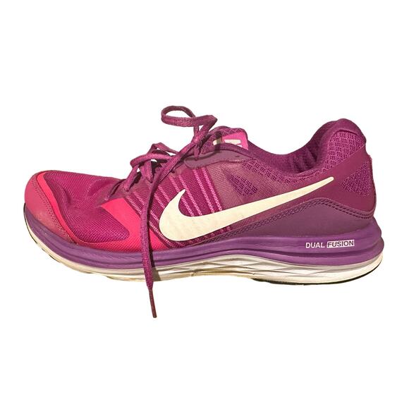 Nike Dual Fusion X Running Shoes, Purple, Size 9.5, Women's - Picture 1 of 4